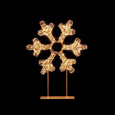 Premier LED Snowflakes Premier Christmas Lit Snowflake 720L Twinkling on Stand Warm White